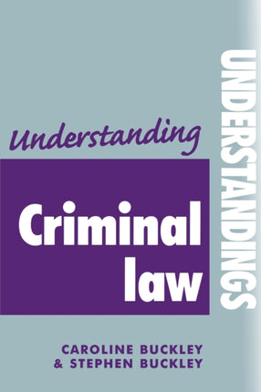 Understanding criminal law