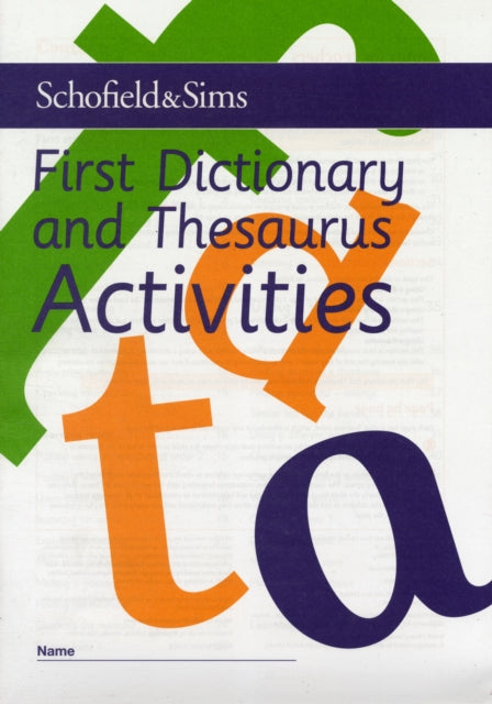 First Dictionary and Thesaurus Activities