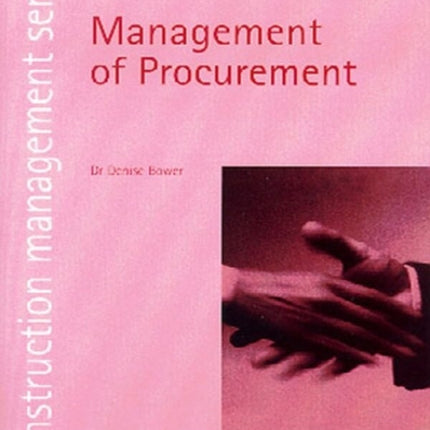 Management of Procurement