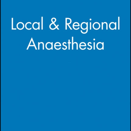 Local  Regional Anaesthesia