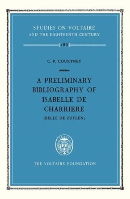 A preliminary bibliography of Isabelle de