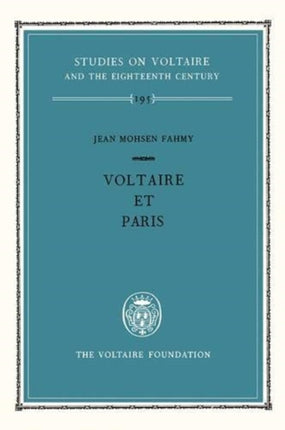 Voltaire et Paris