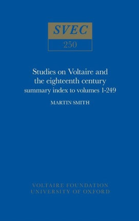 Summary Index to Volumes 1249