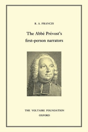 The Abbe Prevosts FirstPerson Narrators