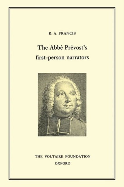The Abbe Prevosts FirstPerson Narrators