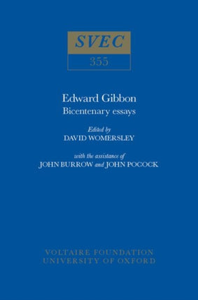 Edward Gibbon  Bicentenary Essays