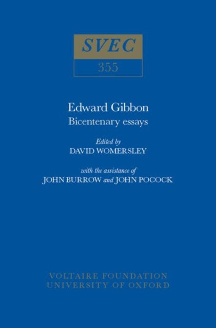 Edward Gibbon  Bicentenary Essays