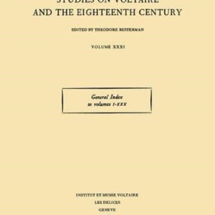 General Index to volumes IXXX