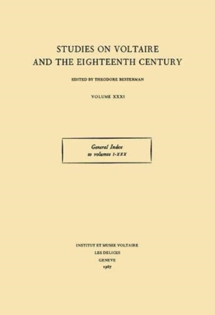 General Index to volumes IXXX