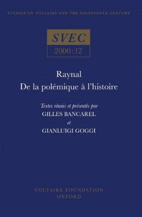 Raynal de la pol233mique 224 lhistoire