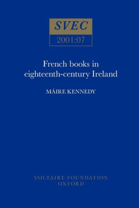 French Books in eighteenthcentury Ireland