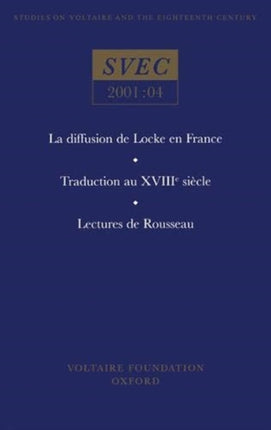 La diffusion de Locke en France Traduction au