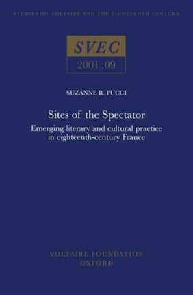 Sites of the Spectator  Emerging Literary and