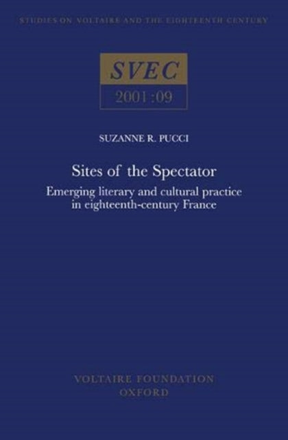 Sites of the Spectator  Emerging Literary and