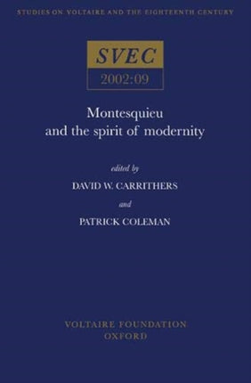 Montesquieu and the Spirit of Modernity