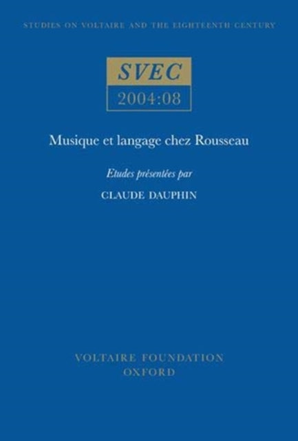 Musique et langage chez Rousseau