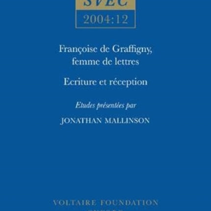 Fran231oise de Graffigny femme de lettres