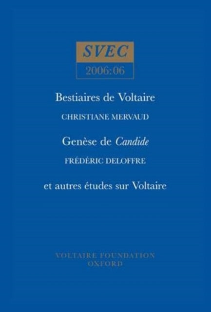 Bestiaires de Voltaire Gen232se de Candide et