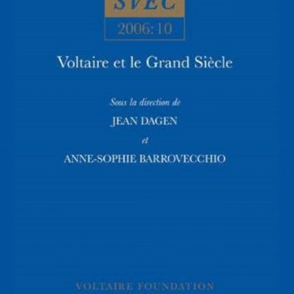 Voltaire et le Grand Si232cle