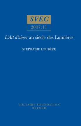 LArt daimer au si232cle des Lumi232res
