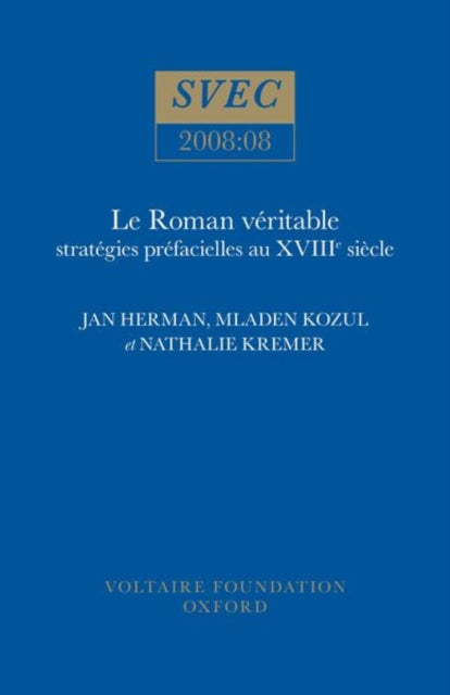 Le Roman v233ritable  strat233gies pr233facielles