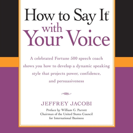 How To Say It with Your Voice