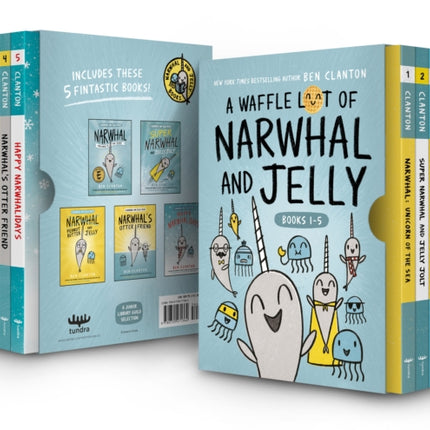 A Waffle Lot of Narwhal and Jelly (Hardcover Books 1-5)