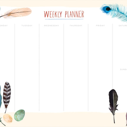 Feathers Desk Pad