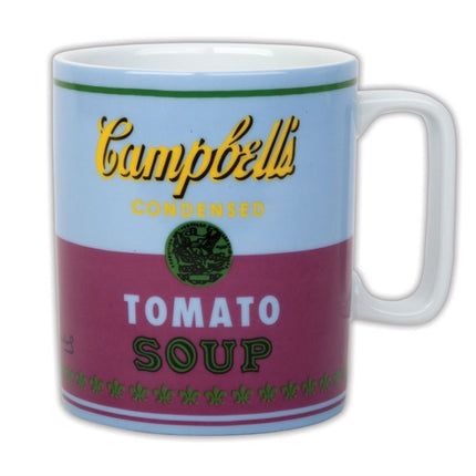 Andy Warhol Campbells Soup Red Violet Mug