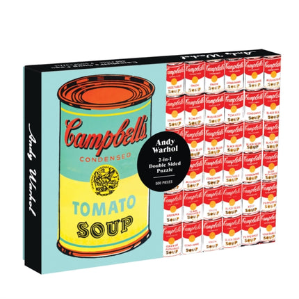 Andy Warhol Soup Can 2sided 500 Piece Puzzle