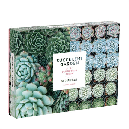 Succulent Garden 2sided 500pc Puzzle