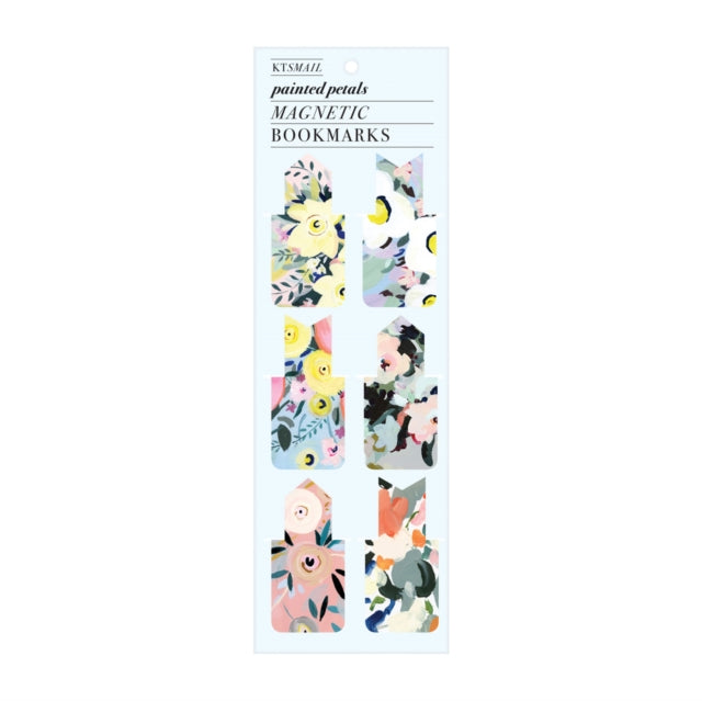 Painted Petals Magnetic Bookmark