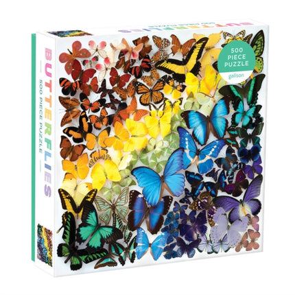 Rainbow Butterflies 500 Piece Puzzle