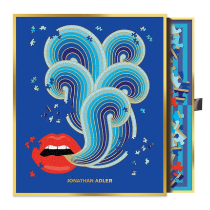 Jonathan Adler 750 Piece Lips Shaped Puzzle