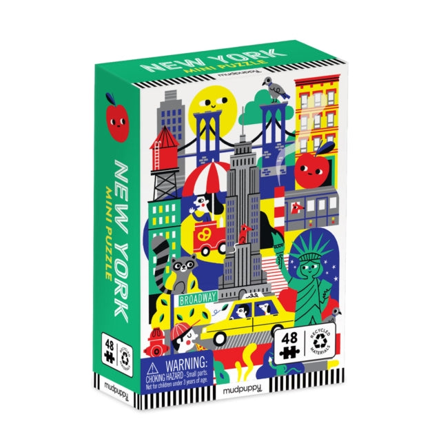 Mudpuppy New York Mini Puzzle 48 Pieces 8 x 575