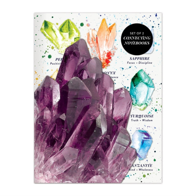 Crystals and Gems Connecting Notebook Set