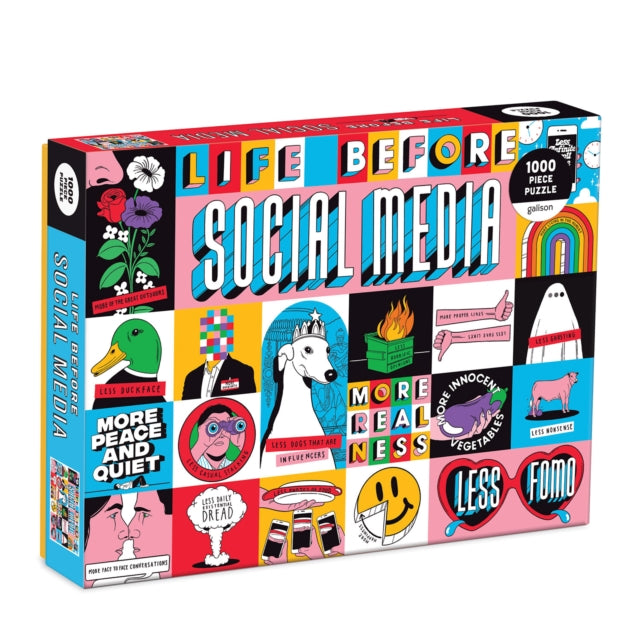 Life Before Social Media 1000 Piece Puzzle