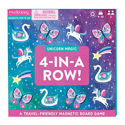 Unicorn Magic 4InARow Magnetic Board Game