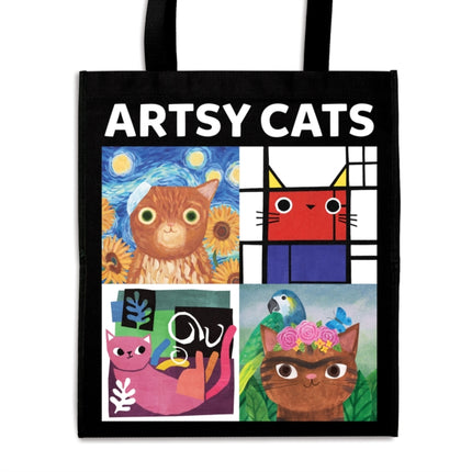 Artsy Cats Reusable Shopping Bag