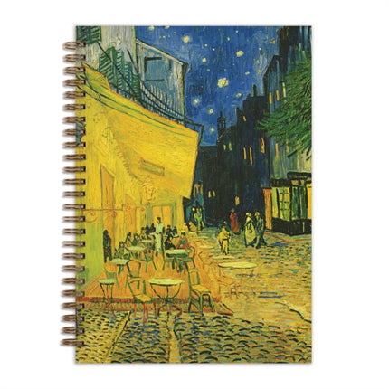 Van Gogh Terrace at Night 7 x 10" Wire-O Journal