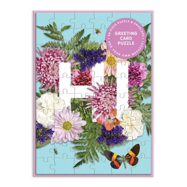 Say It With Flowers Hi GreetingPuzzle