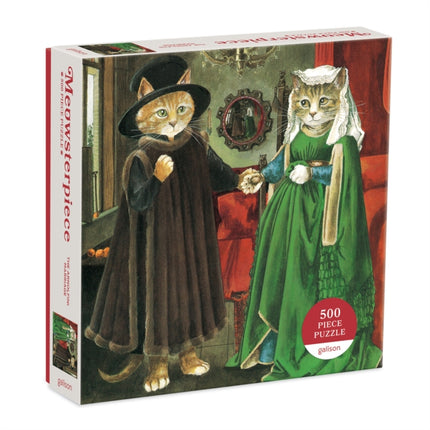 Arnolfini Marriage Meowsterpiece 500 Pcs
