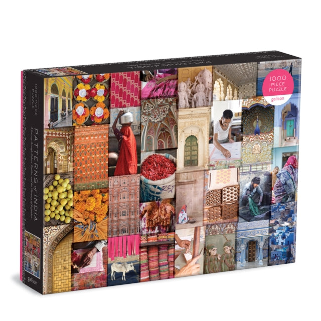 Patterns of India A Journey Through Colors Textiles and the Vibrancy of Rajasthan 1000 Piece Puzzle