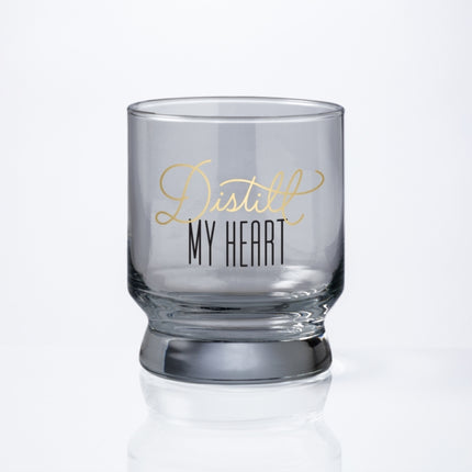 Distill My Heart Lowball Glass