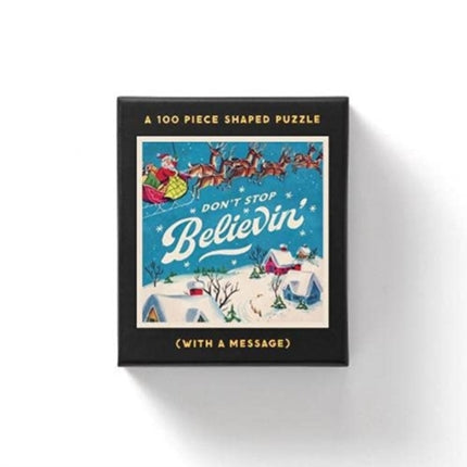 Dont Stop Believin 100 Piece Mini Shaped Puzzle