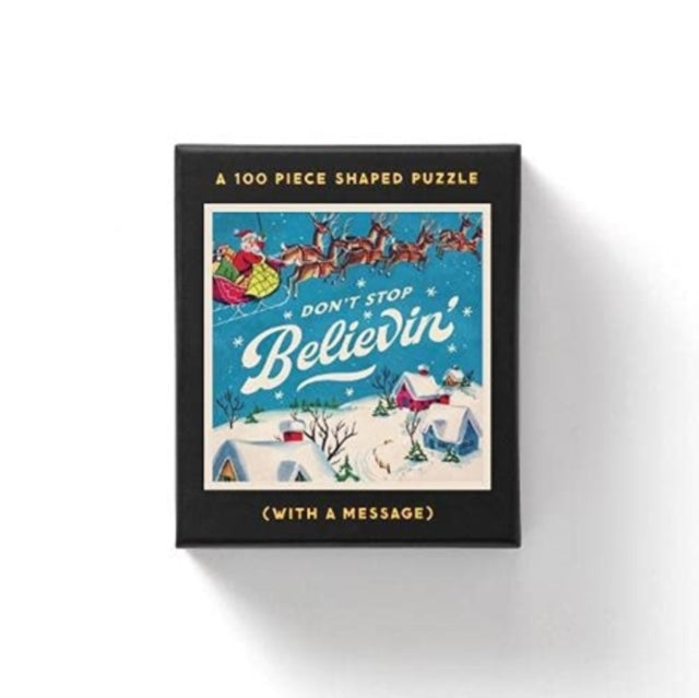 Dont Stop Believin 100 Piece Mini Shaped Puzzle