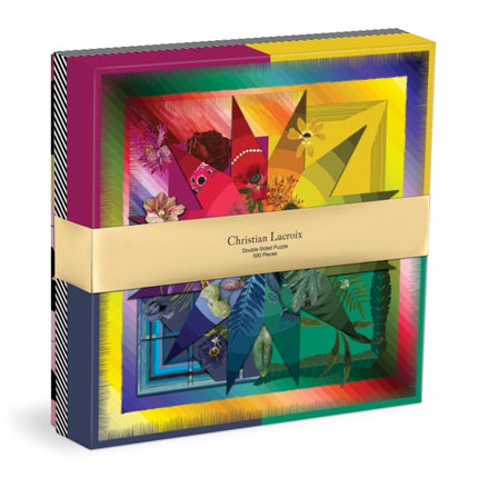 Christian Lacroix Botanic Rainbow 500 Piece DoubleSided Puzzle