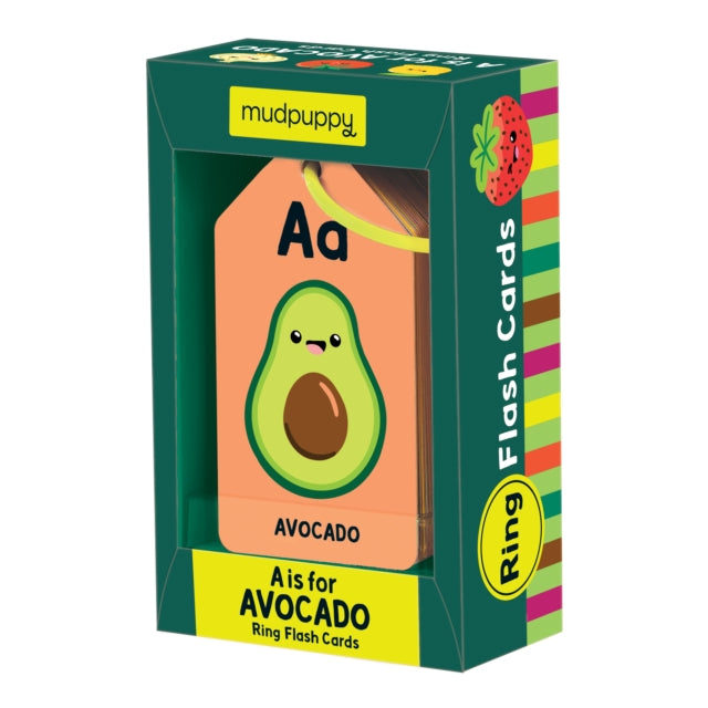 A is for Avocado Ring Flash Cards