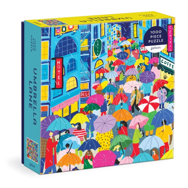 Umbrella Lane 1000 Piece Puzzle in Square Box