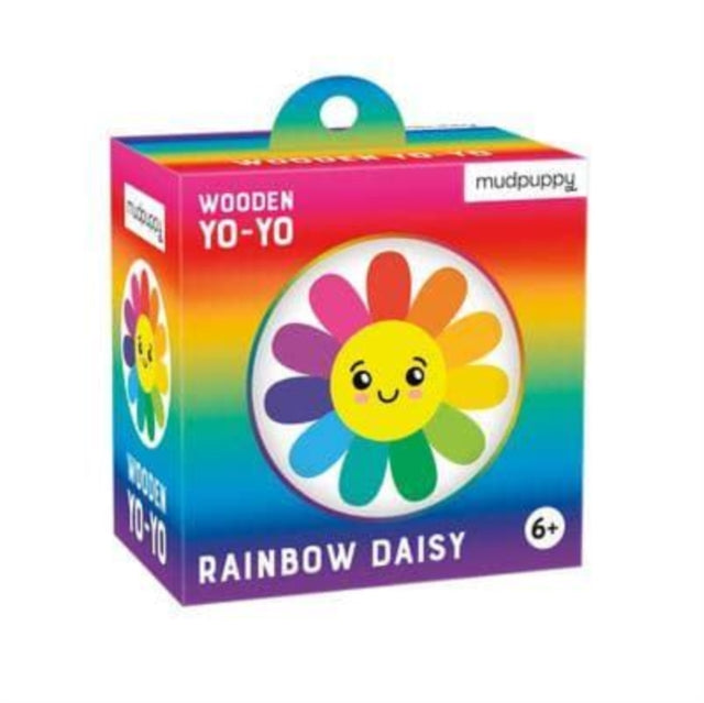 Rainbow Daisy Wooden YoYo